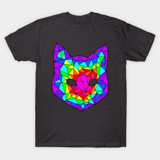 Geometric Cat T-Shirt